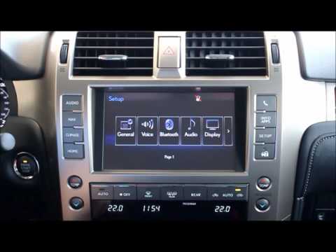 Lexus GX Menu and Home Screen Overview