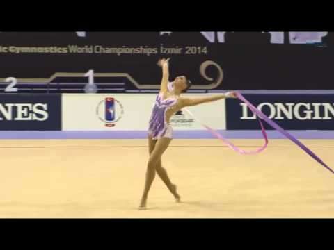 RODRIGUEZ, Carolina - ESP - AA Cinta (16,883) - 2014 Rhythmic WCH, Izmir (TUR)
