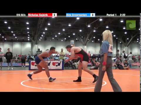 Men 120 KG / 264.5 lbs - Nicholas Gajdzik vs. Alex Encarnacion