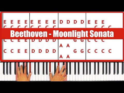 Download Moonlight Sonata Sheet Music With Letters Mp3 Dan Mp4 - moonlight sonata roblox piano sheet