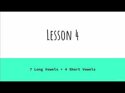 Lesson 4 - What are the Cantonese Long and Short Vowels?