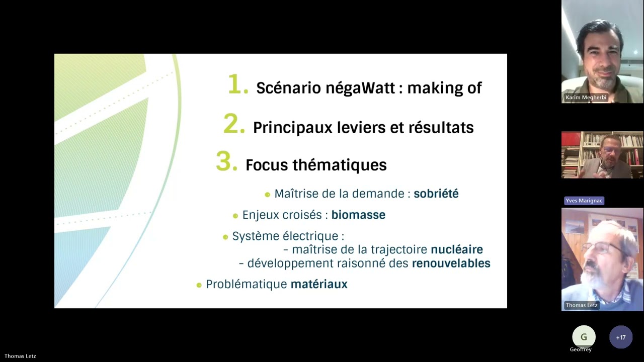Atelier 6 - Le scenario Net Zero 2050 NegaWatt