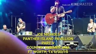 JOE NICHOLS, &quot;BILLY GRAHAM&#39;S BIBLE&quot;PANTHER ISLAND PAVILLION, PART V, COUNTRY SUMMER JAM, FT WORTH TX