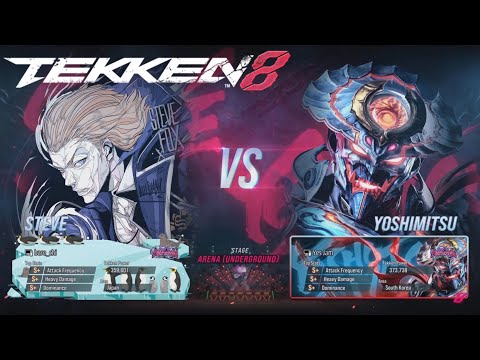 bare_chi (Steve) Vs. Eyemusician (Yoshimitsu) - Tekken 8 (06/12/2024)