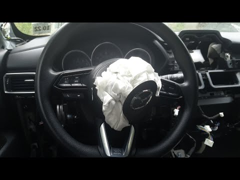 Как снять подушку руля Мазда Cx5 .How remove airbag on Mazda Cx5