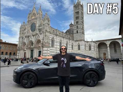 Tesla Road Trip Through Italy