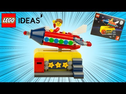 LEGO Ideas Space Rocket Ride 40335 Collector Manège Fusée Speed Build Super Héros et Compagnie