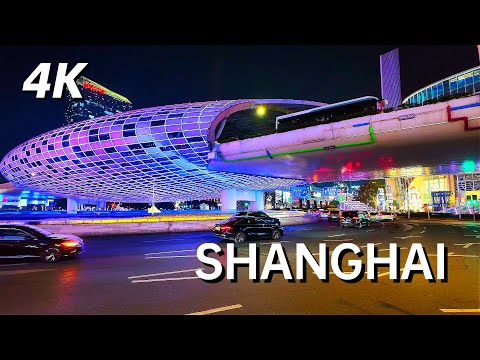 A China Cyber-Style Urban Shopping Zone, Walking Tour of Shanghai Wujiaochang