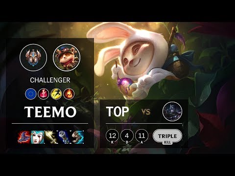 Teemo Top vs Shen - EUW Challenger Patch 10.7