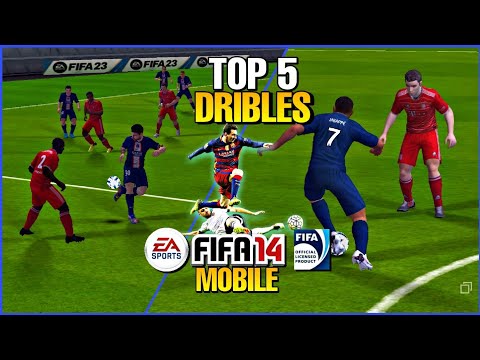 FIFA 14 MOBILE TOP 5 MELHORES DRIBLES/SKILL PARA SE FAZER😱🔥