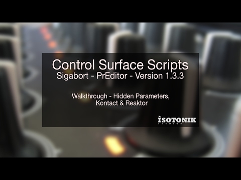 Ableton Control Surface Scripts - Isotonik - PrEditor -  V1.3.3 - Walkthrough