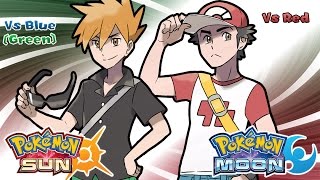 Pokémon Sun & Moon - Battle Legend Red & Blue Battle Music (HQ)