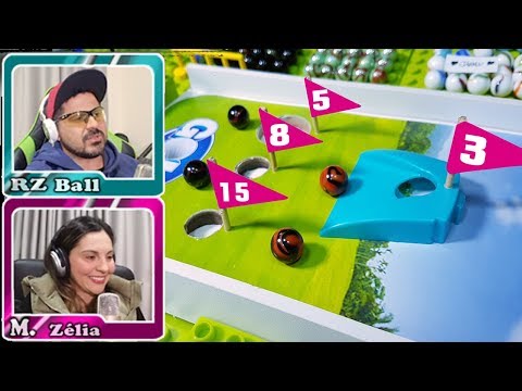 MINI GOLF E1 com Bolinhas de Gude - Campeonato Mundial - Marble race
