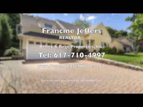 26 Vose Hill Rd, Milton MA   Francine Jeffers   Tel 617 710 4997