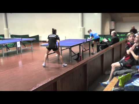 Annika Lundström - Sofie Eriksson (G13 final, Finnish junior championships 2014)