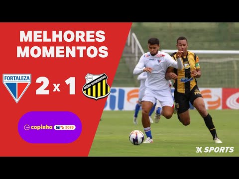 Gols e lances de Fortaleza x Novorizontino