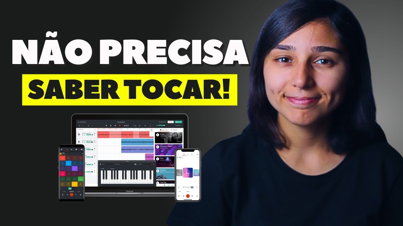COMO CRIAR MELODIA DE UM JEITO MUITO FÁCIL EM APLICATIVO GRÁTIS