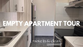 #5 MOVE INTO OUR NEW HOME IN CANADA 🇨🇦 , EMPTY APARTMENT TOUR, DEEP CLEANING MY APARTMENT