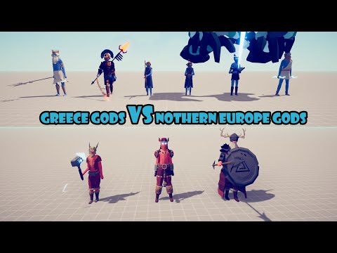 Greece Gods vs Northern Europe Gods - Tabs - Totally Accurate Battle Simulator