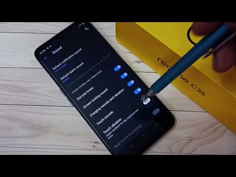 Realme C35 : How to Turn ON / OFF Touch Vibration