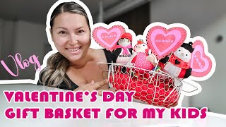 Making A Gift Basket For My Kids | VLOG