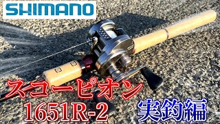 スコーピオン 1651R-2 実釣編｜小物巻物を投げてみた！【ベイトロッド】【バス釣り】【シマノ】SHIMANO Scorpion カルカッタコンクエストbfs