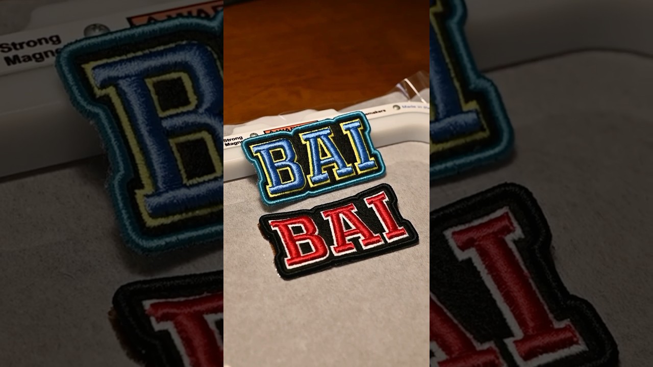 Creating 3D Foam Patches with the BAi Embroidery Machine