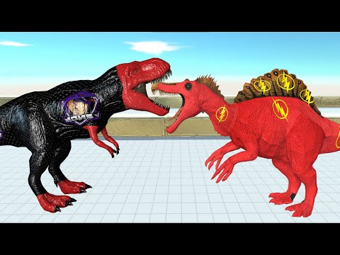 FLASH SPINOSAURUS DEATH RUN - Animal Revolt Battle Simulator