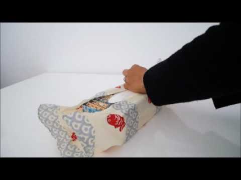 DIY boîte mouchoirs Furoshiki
