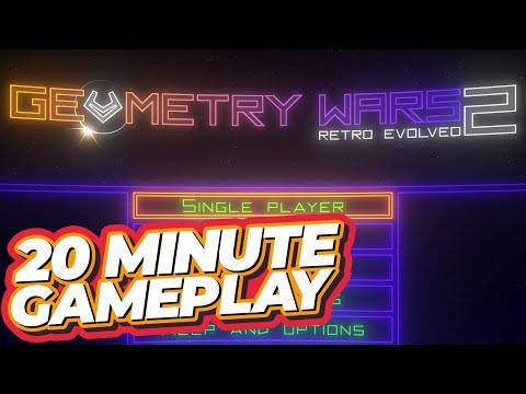 Geometry Wars Retro Evolved 2 Gameplay (Xbox 360)
