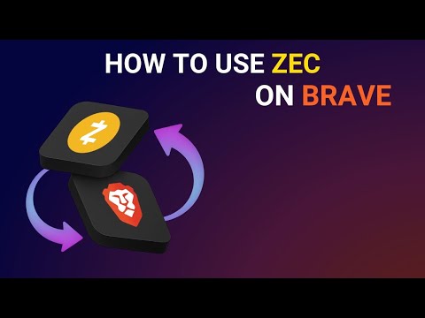 How to use ZEC on Brave