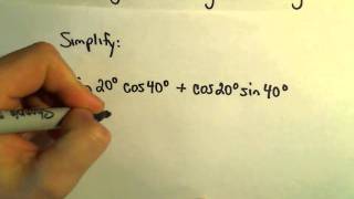 Sum and Difference Identities to Simplify an Expression, Example 1