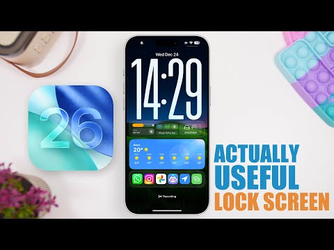 iPhone LOCK SCREEN - How To Make It REALLY Useful !