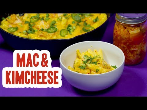 Mac and Cheese with Kimchi: Mac and Kimcheese