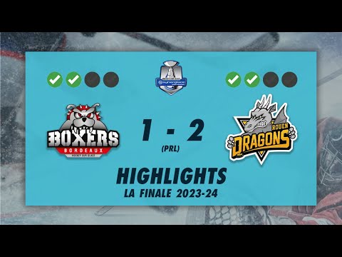 Boxers de Bordeaux 1-2 (prl) Dragons de Rouen - Highlights - Synerglace Ligue Magnus 2023/24