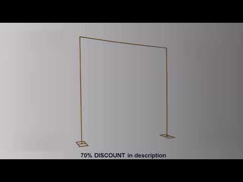 A must-have product! Adjustable Arch Stand Metal Backdrop Stand Metal Balloon Arch Stand for Cerem