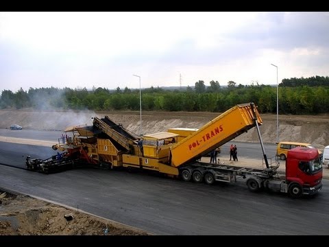 Autostrada / Highway A2 Kompaktasfalt