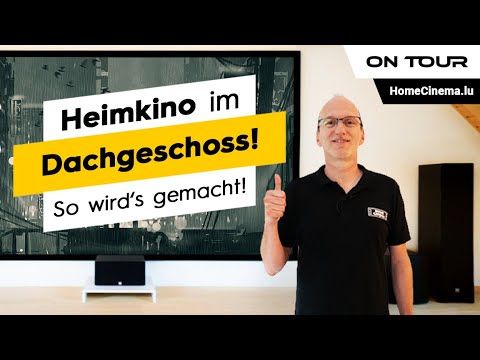Wohnraumkino Rooflounge - Von der Kernsanierung bis zum Heimkino!