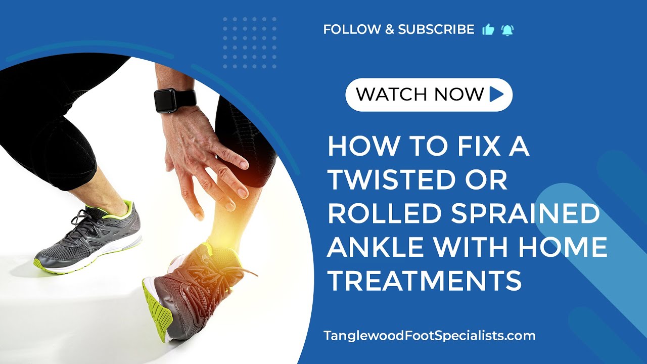 How to Fix a Twisted or Rolled Sprained Ankle with Home Treatments