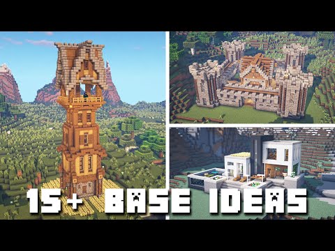 15+ Survival Base Ideas for your Minecraft World!