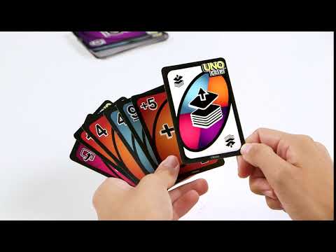 Mattel UNO žaidimas su dvipusėmis kortomis, GDR44 video