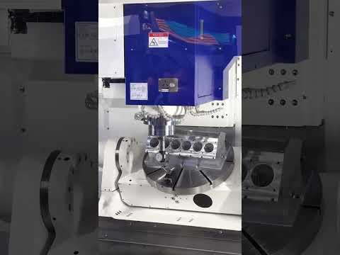 V12 engine block machined on high-accuracy TERA 50VT