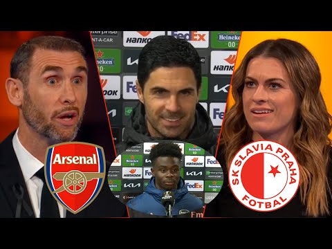 Arsenal vs Slavia Praha 4-0 Performance Fantastic🔥 Bukayo Saka & Mikel Arteta Reaction Analysis
