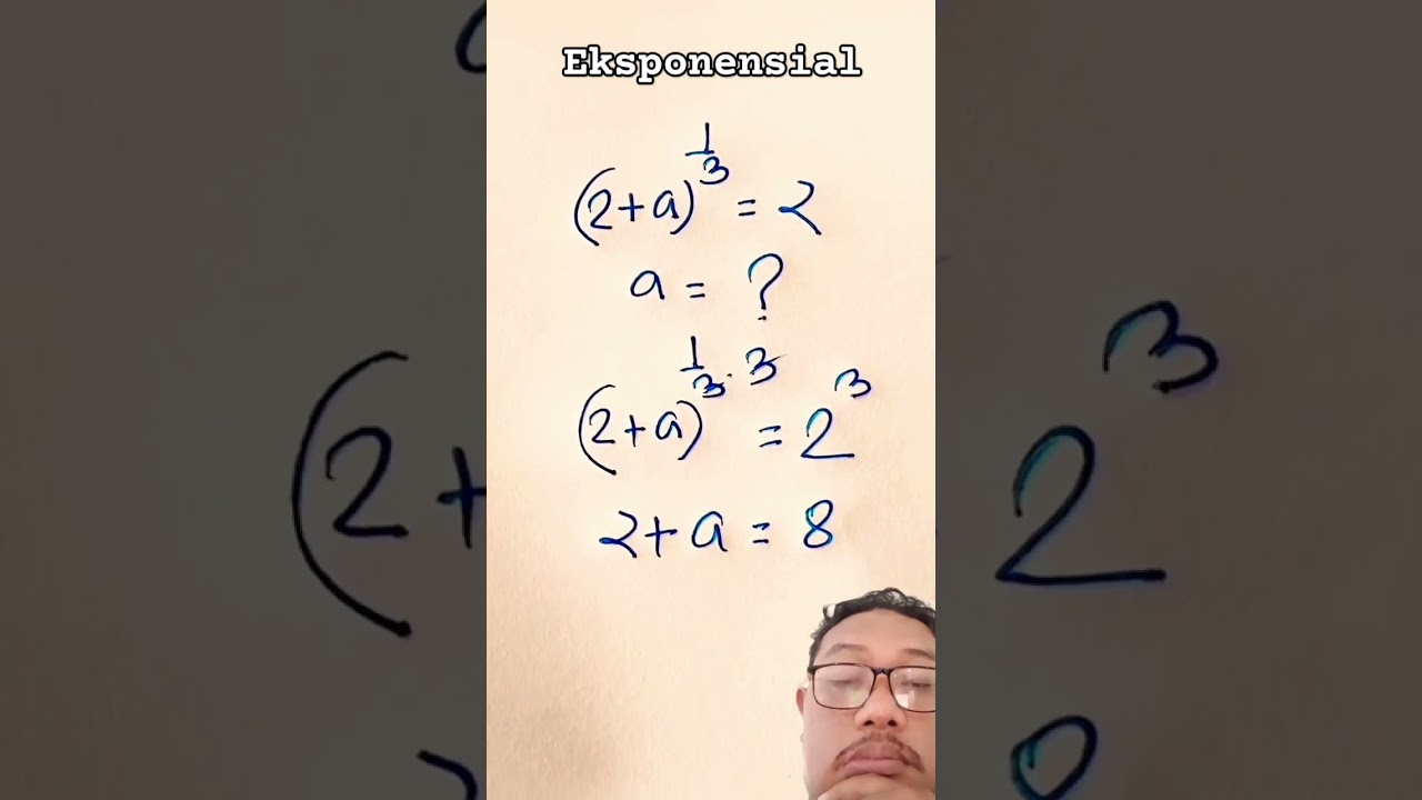 Trick hitung cepat eksponensial soal Olimpiade Sains #exponential #maths #mathstricks #belajar