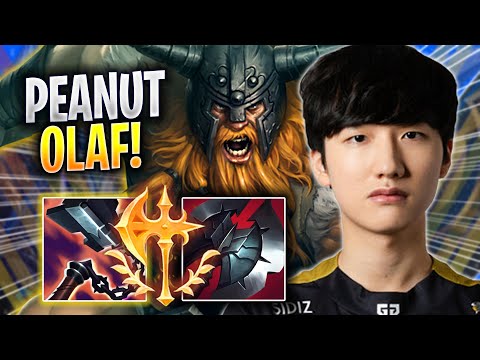 PEANUT IS SO CRAZY WITH OLAF! - GEN Peanut Plays Olaf JUNGLE vs Maokai! | Season 2023