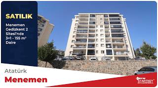 MENEMEN ATATÜRK MAH. SİTE İÇİNDE 50 M²GENİŞ TERASLI SATILIK 3+1