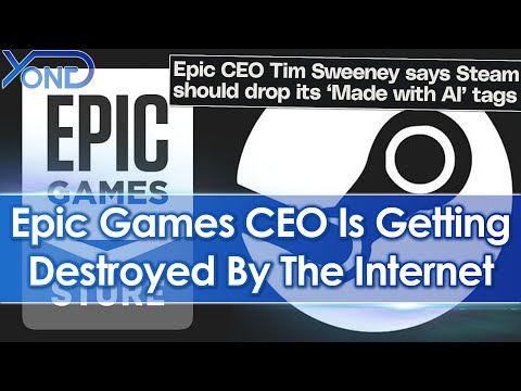 Epic CEO Tim Sweeney Argues Steam Should Remove "Made With AI" Disclosure, Goes Very Poorly...