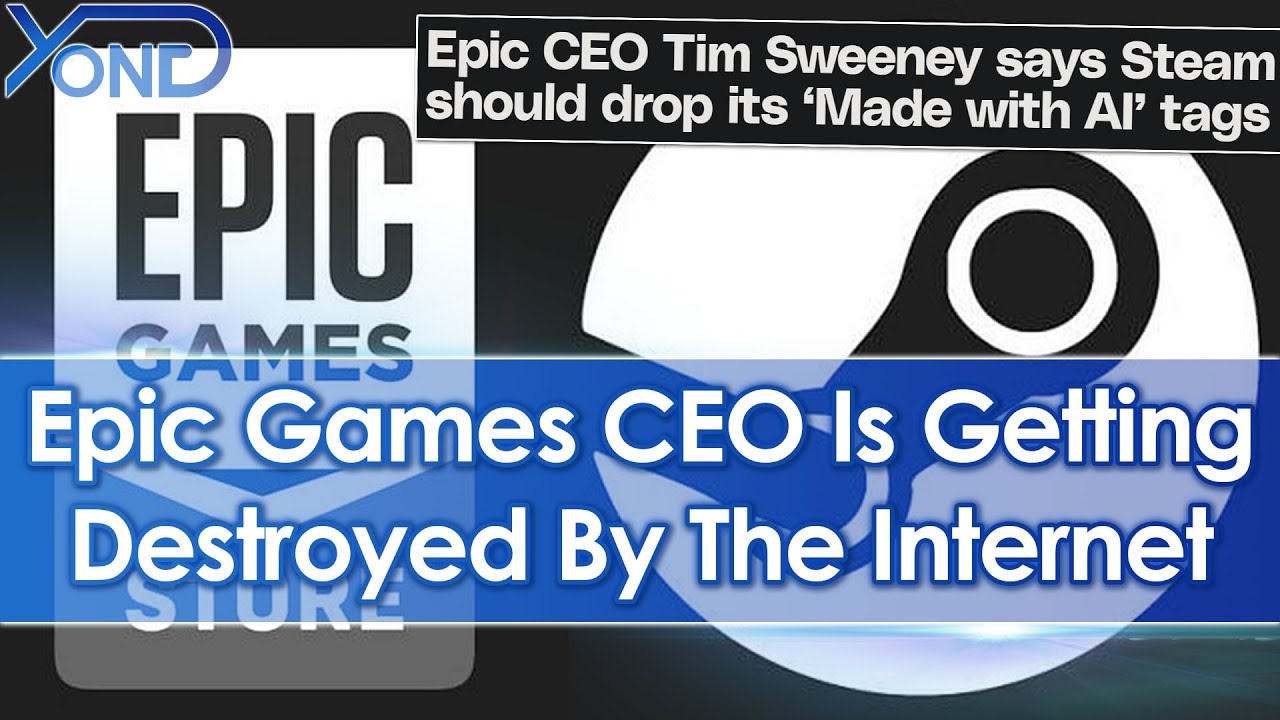 Epic CEO Tim Sweeney Argues Steam Should Remove "Made With AI" Disclosure, Goes Very Poorly...