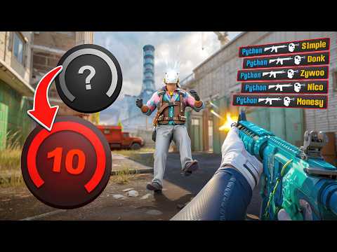 Reaching FACEIT LVL 10 while SOLO Qing in CS2…