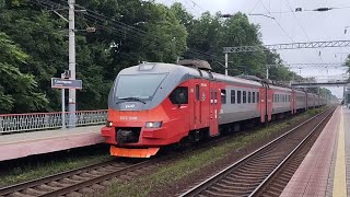 Электропоезд ЭП3Д-0086 №6365 сообщением Владивосток-Спасск-Дальний